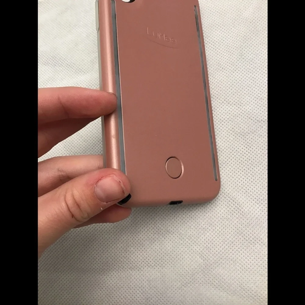 NWD‎ $70 Lumee LED Lighted Apple iPhone X Case Rose